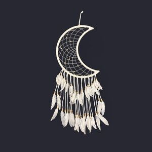 Target White Crescent Moon Dreamcatcher